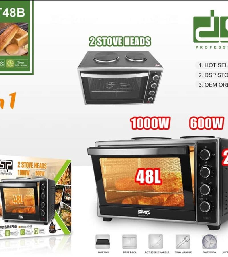 فرن كهربائي مع 2 قاعدة تسخين سعة 40 لتر قوة 1500 واط من RAF